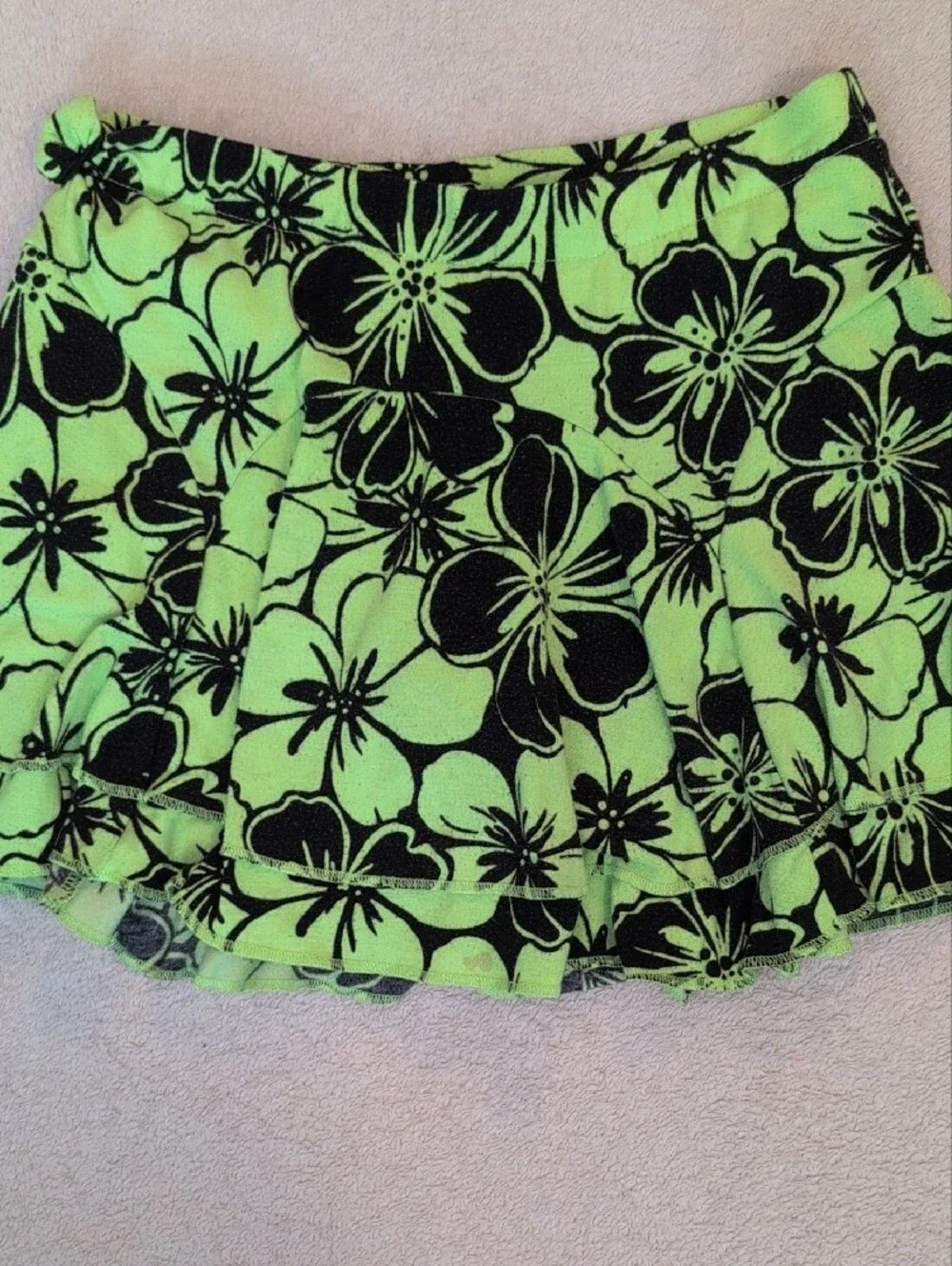 Justice Girls Floral Skirt Bundle Size 10 2 Piece Elastic Waist Lot
